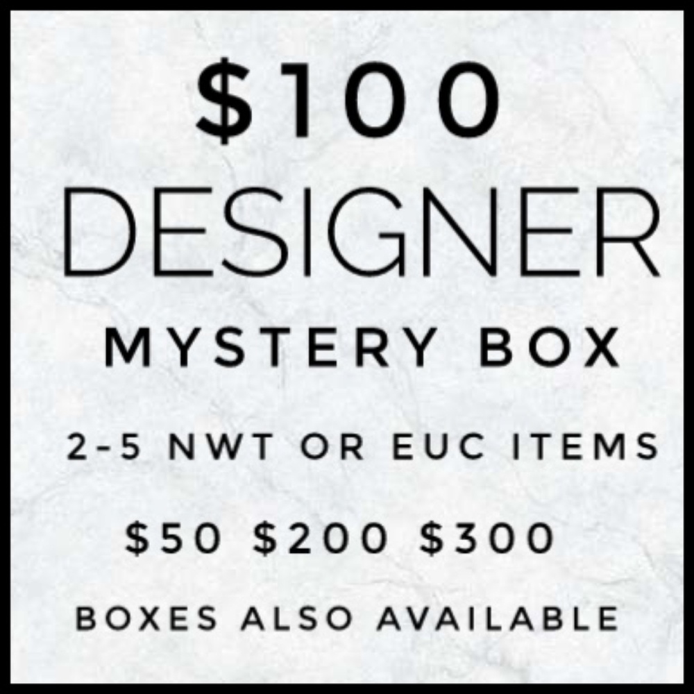 $100 Mystery Box Designer $300 + Value